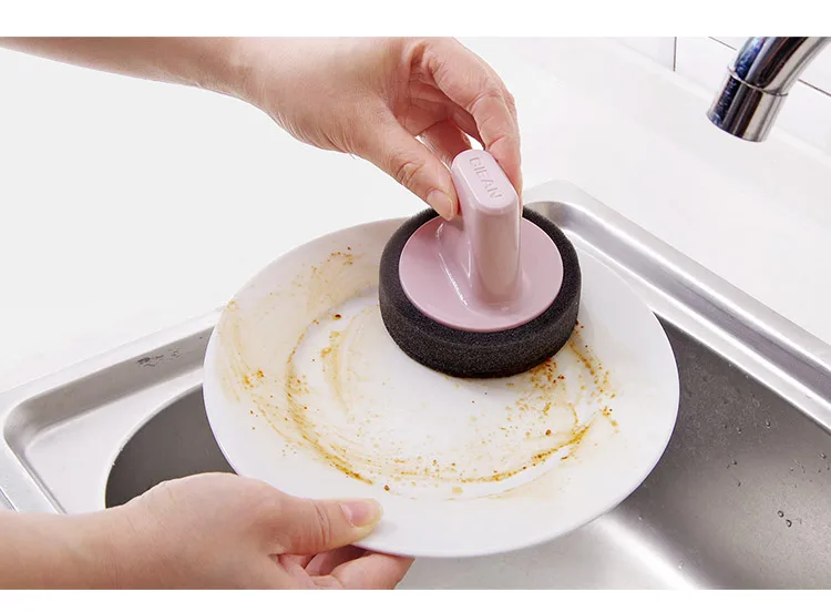 2 компл./лот кухонная плита мощный обеззараживающая губка ванная комната плитка щетка для очистки