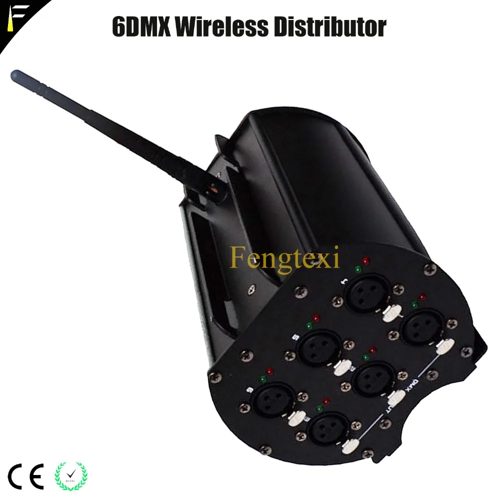 Беспроводной сплиттер с антенной 2 4G 6dmx эффективно распределяет 6 канальный буфер