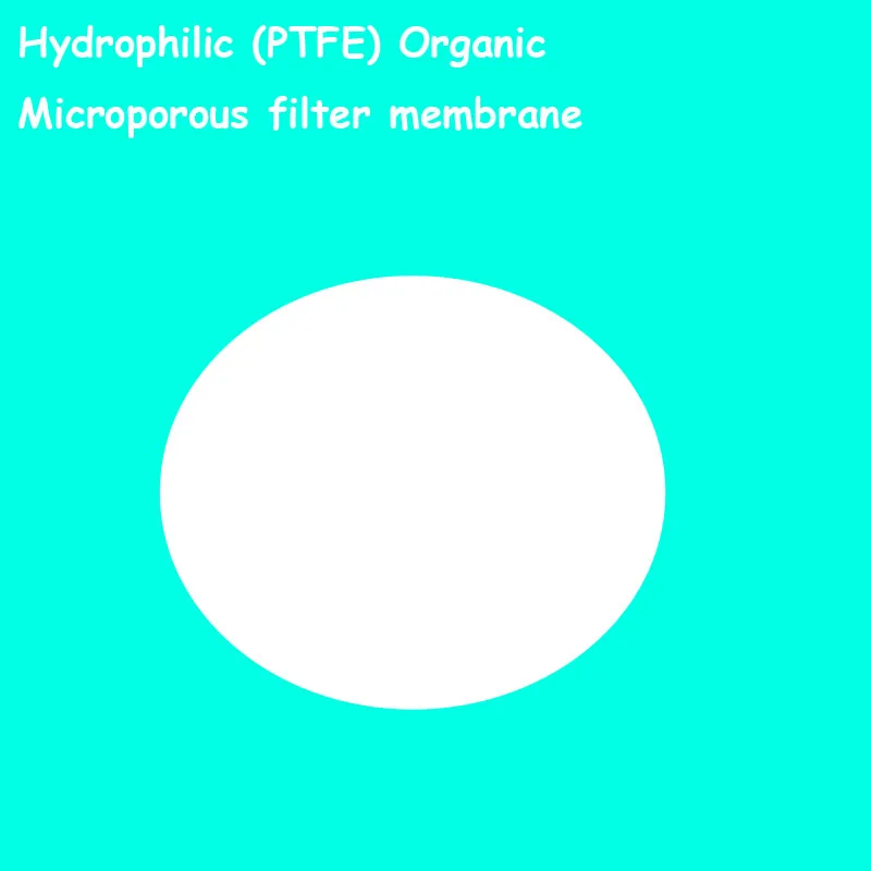 100 шт./лот органический тефлон(PTFE) гидрофильный микропористый фильтр мембранная лабораторная вентиляционная фильтровальная бумага