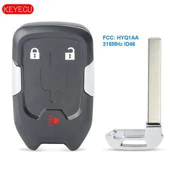 

Keyecu Smart Key Proximity Remote Car Key 2+1B 315MHz ID46 Chip for GMC YUKON 2015 - 2018 FCC: HYQ1AA