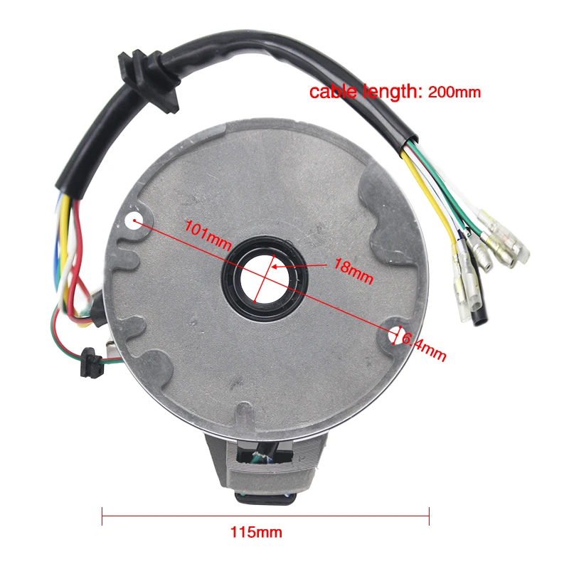 Alconstar 2-катушки Магнето статора для 50-125cc мотоцикл гоночный велосипед катушка двигателя инициирования ATV грязи велосипед и картинг