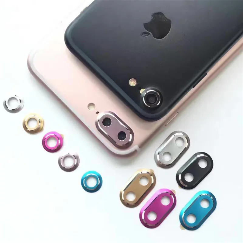 

Rear Phone Camera Glass Metal Lens Protector Ring Guard Circle Case Cover Protective Film Accessories For Apple iPhone 7 7 Plus