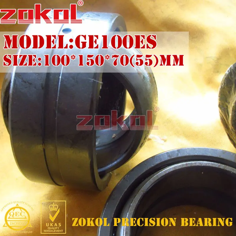 ZOKOL bearing GE100ES Radial Spherical Plain Bearing 100 150 70 55 mm