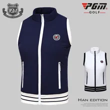 PGM/Одежда для гольфа, пальто, детская куртка без рукавов, осенне-зимний бальный костюм для девочек, ветровка, вельветовый жилет, спортивная куртка на молнии
