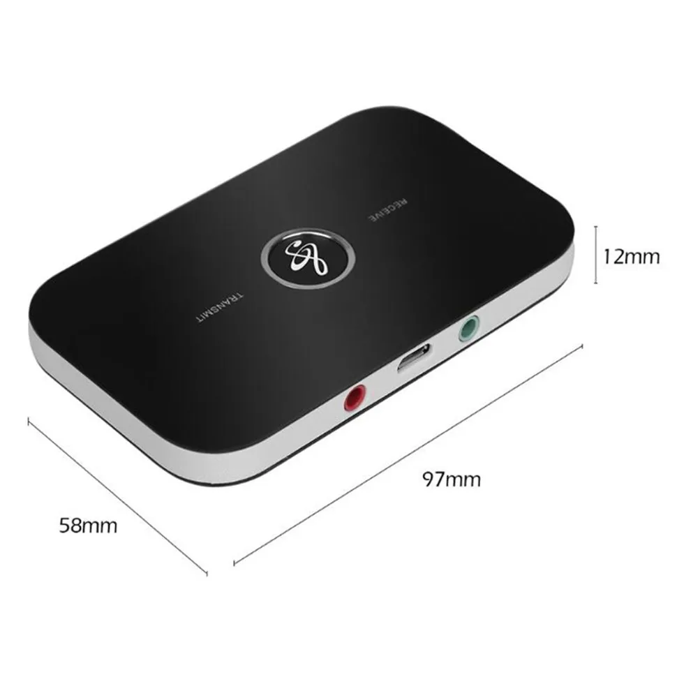 YKSO 2in1 Bluetooth 4.1 Transmitter & Receiver B6 Wireless adapter Aux 3.5mm Audio Player for TV Smartphone (8)
