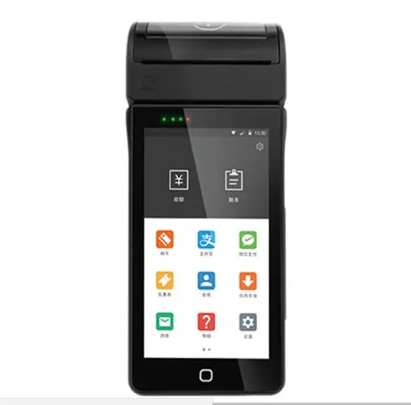 Android Мини POS терминал с принтером все в одном Android Ресторан сенсорный экран POS системы wifi/bluetooth/2G/3g/4G/