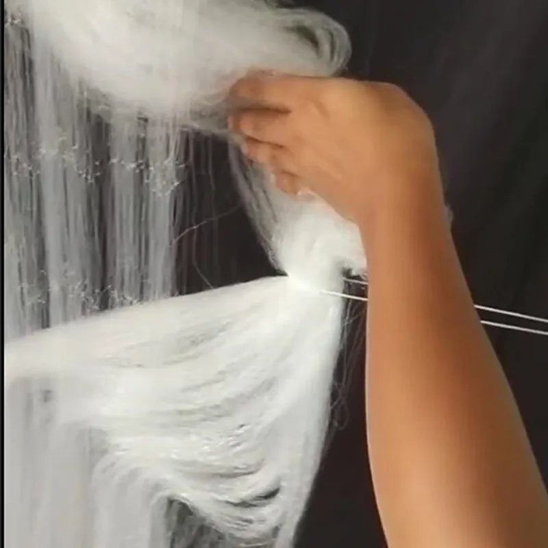 3layer fishing net depth 1.2m-2m gill net L50m-90m small mesh fishing network monofilament nylon net rede de pesca Aggravation