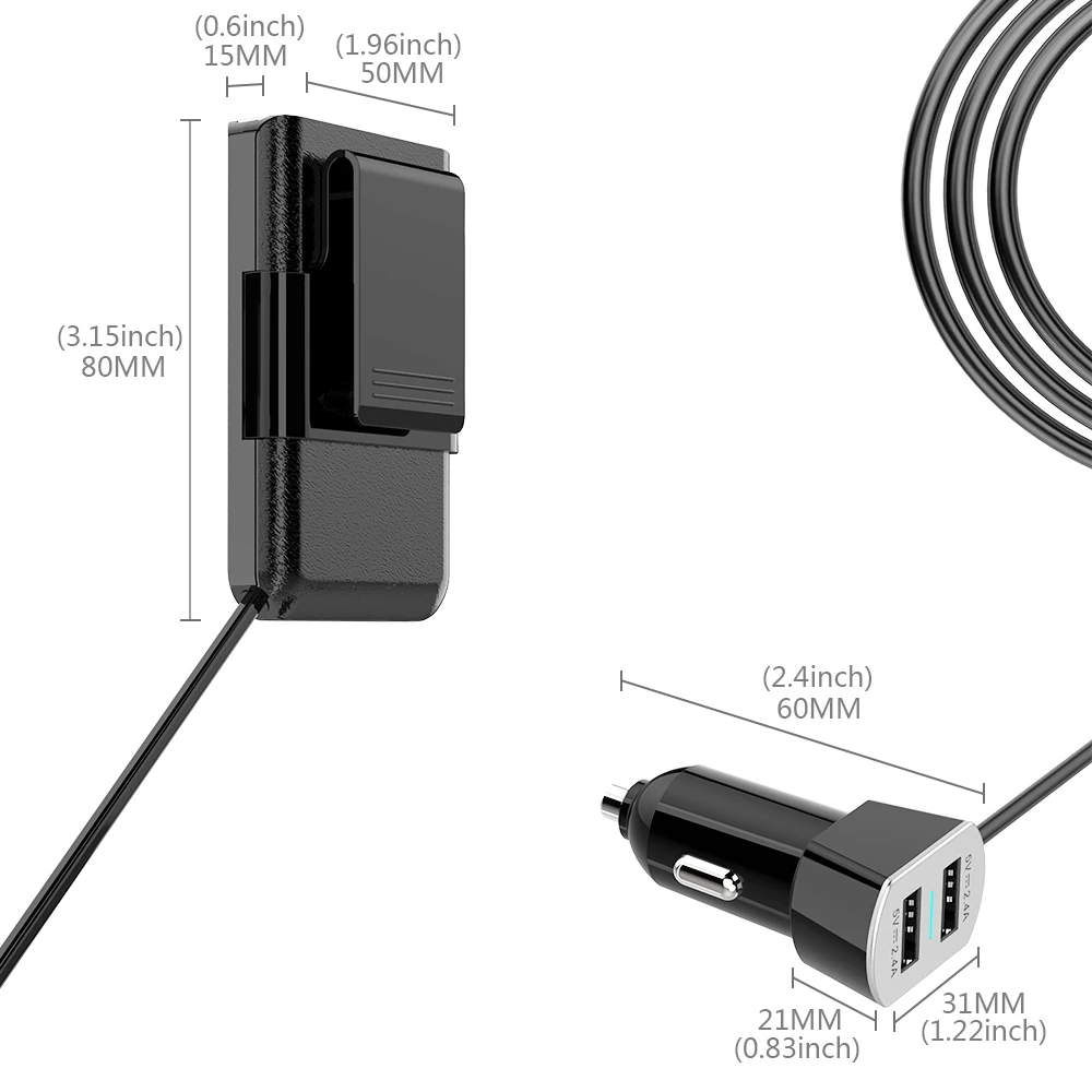 Universal Portatil mobile charger 4 ports for front back seat phone Charging Cigarette Lighter Adapter 4 USB Car-Charger 17 (8)