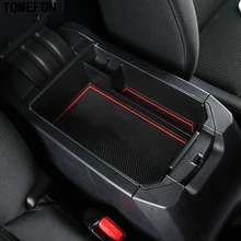 TOMEFON Central Suitcase Storage Box Armrest Remoulded Inside Car Glove Storage Box Car Styling For Toyota RAV4 RAV 4 2016
