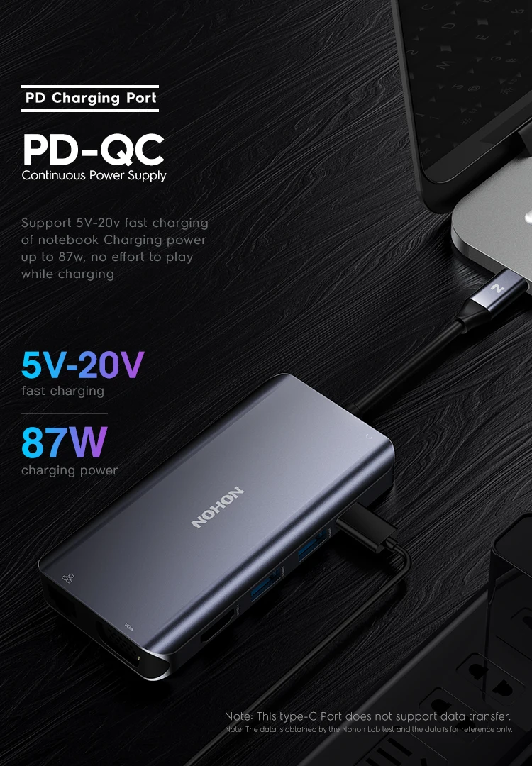 USB C To HDMI VGA Audio Adapter (4)