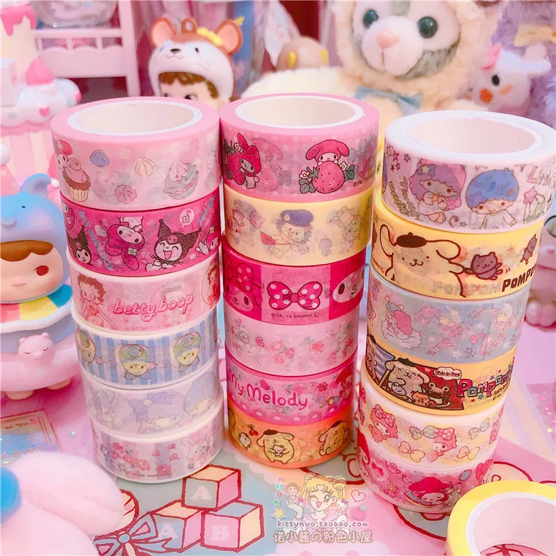 2 шт./лот мультяшная My melody Little twin stars Cinnamoroll васи лента сделай сам японская бумага