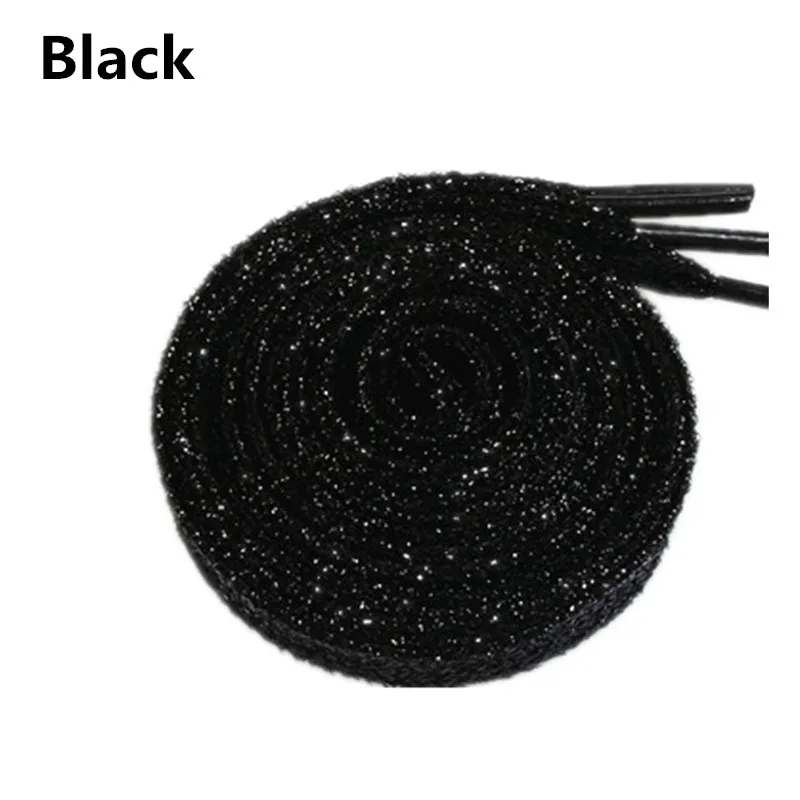 cadarços brilho brilhante bootlaces sparkly plana laços cor de natal cadarços
