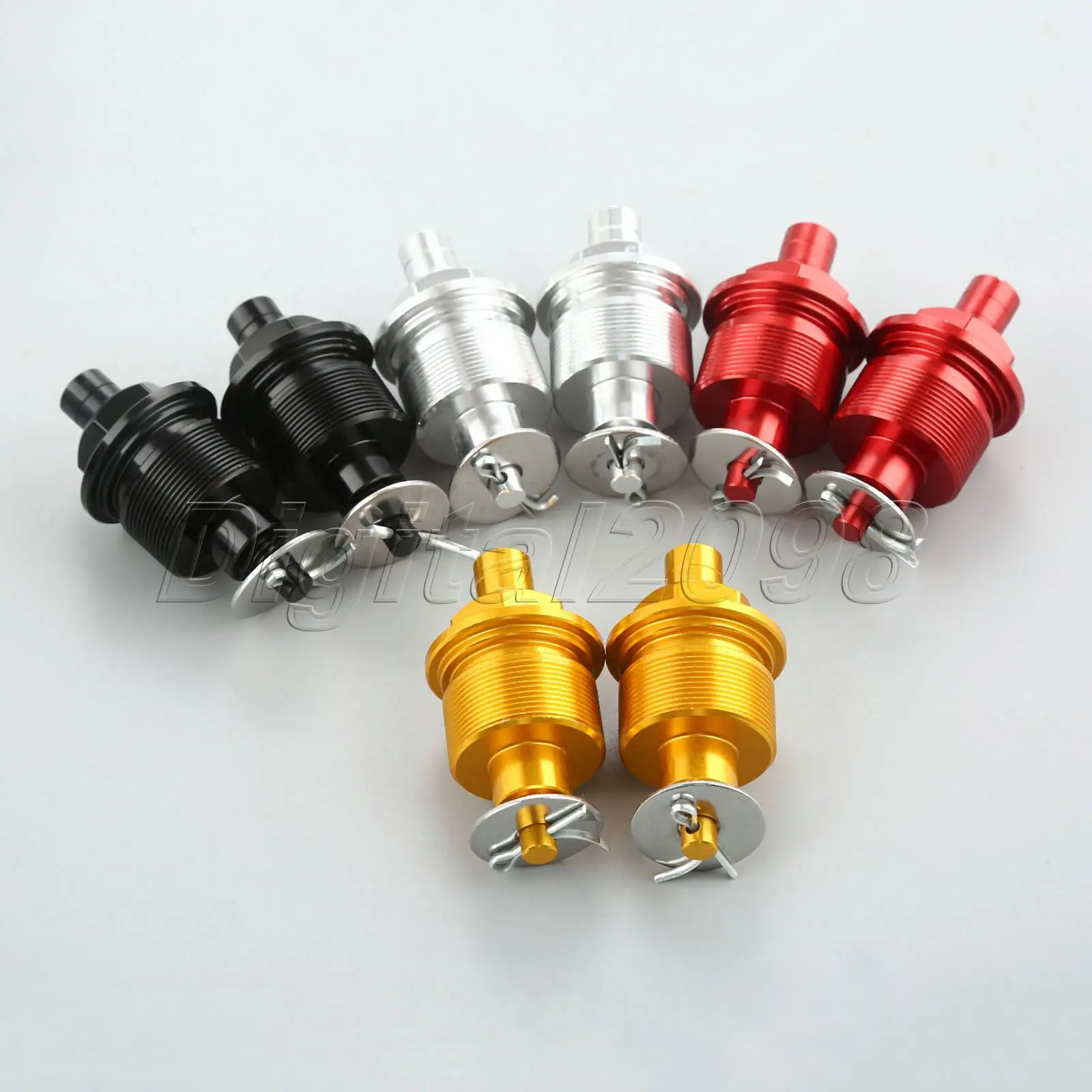 1 Pair 31mm Motorcycle CNC Preload Adjuster Fit fork Bolts Fit for Honda CBF150 1 Pair 31mm Motorcycle CNC Preload Adjuster Fit fork Bolts Fit for Honda CBF150