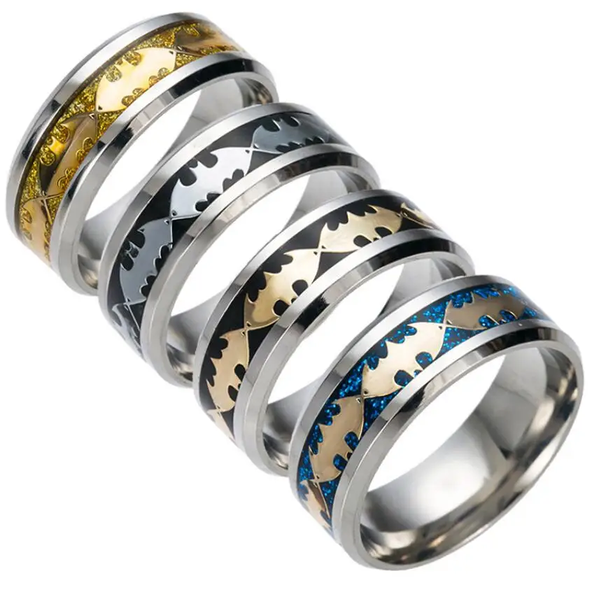 Suteyi Moda Siyah Gumus Renk Batman Yuzuk Erkekler Icin 316l Paslanmaz Celik Sicak Film Taki Adam Ve Erkek Icin Film Taki Batman Rings For Men Batman Ringring For Aliexpress