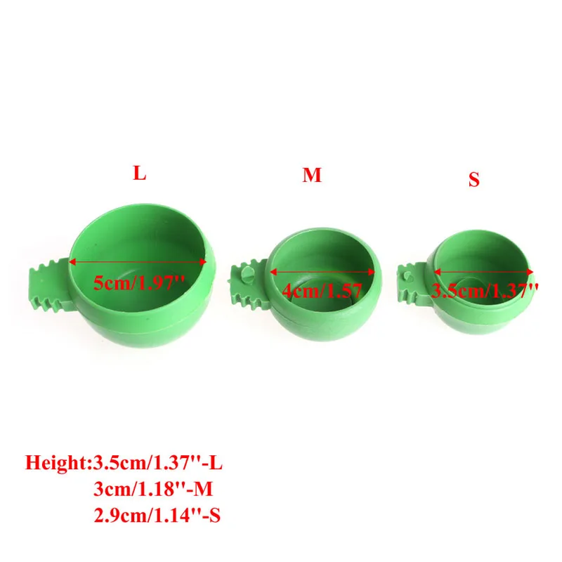Мини еда для попугая миска для воды Фидер пластиковые голуби птицы Клетка песок чашка кормления