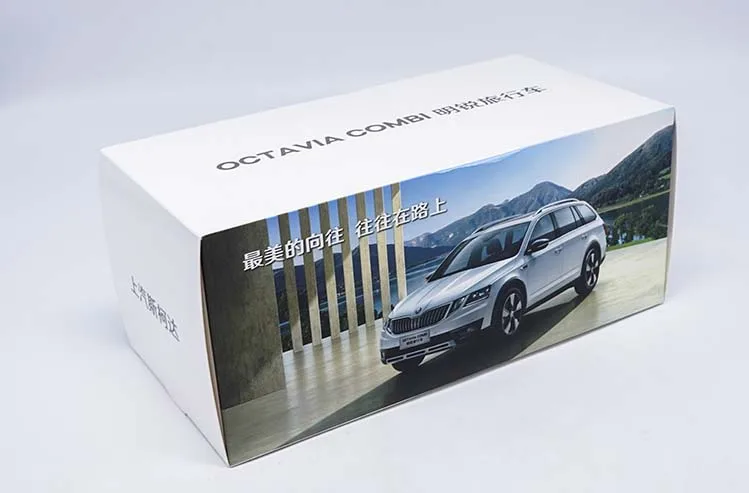 1/18 Skoda Octavia Combi Wagon литая под давлением металлическая модель автомобиля игрушка для мальчика подарок на день рождения оригинальная коробка