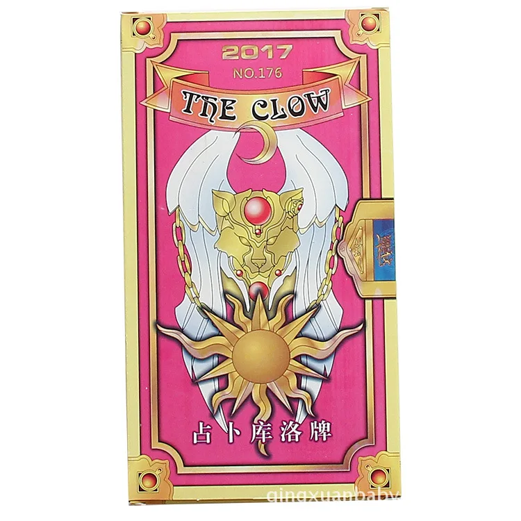 Искатель карт Sakura Клоу карты Волшебная книга+ 56 шт. карты Таро косплей реквизит карточная игра Аниме руки Мультфильм