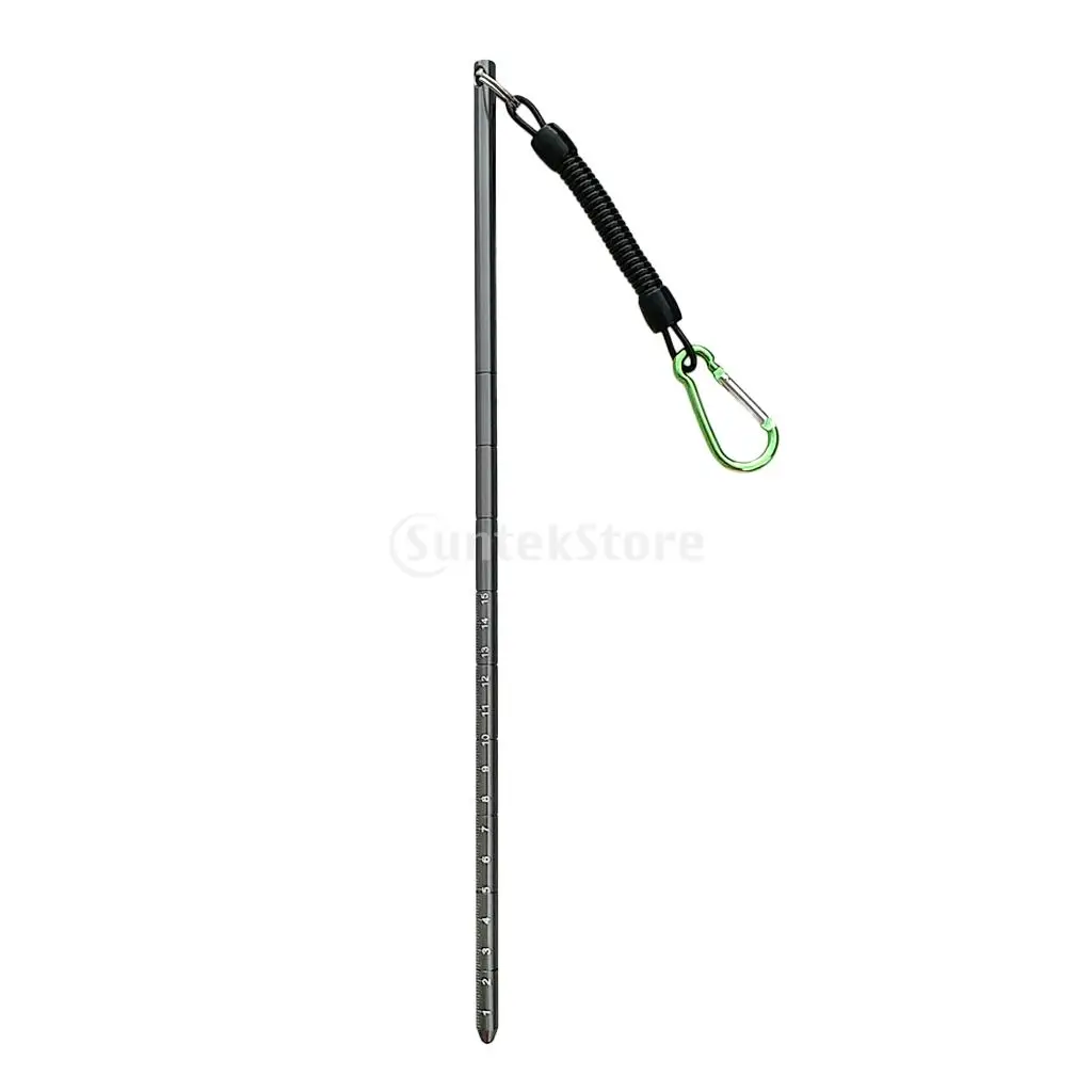 13.4'' Portable Universal Scuba Diving Diver Aluminum Lobster Tickle Pointer Stick with Bolt Snap Clip Safety Gear Equipment