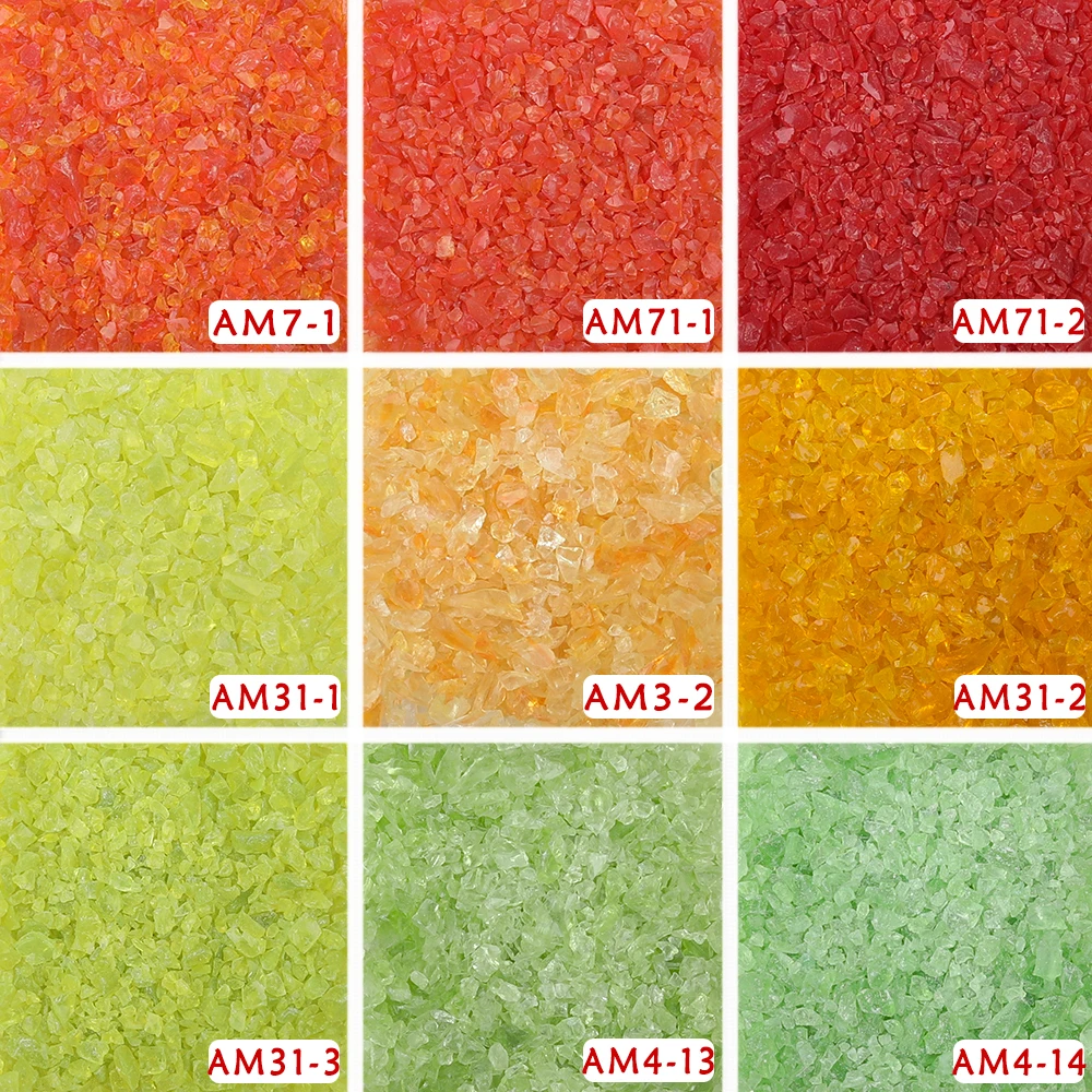 

3 Bags of 28 gram COE 90 Middle size fusing glass frit lampwork glass DIY craft stained glass tools