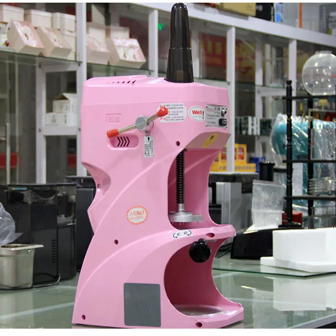 Высококачественная Лучшая цена, бритвенная машинка для снежного льда, бритва для льда, станок для бритья, машина для дробления льда - Цвет: pink