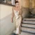 Ordifree 2019 Summer Women Satin Slip Dress Spaghetti Strap Sexy Backless Maxi Dress Gold Silk Long Dress