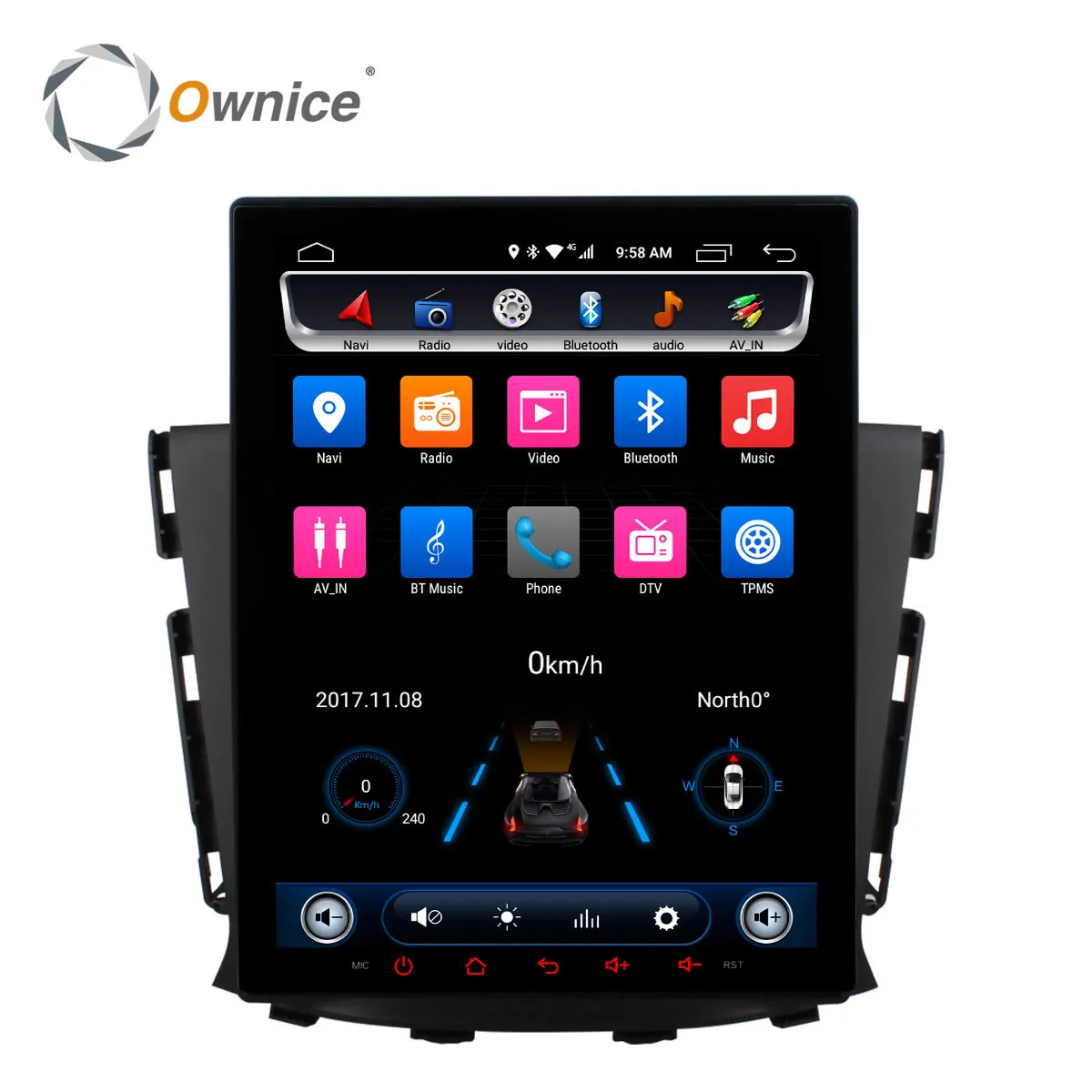 Owice C600 Android 6 0 Восьмиядерный автомобильный радиоприемник для Changan CS35 2017 DVD gps Navi