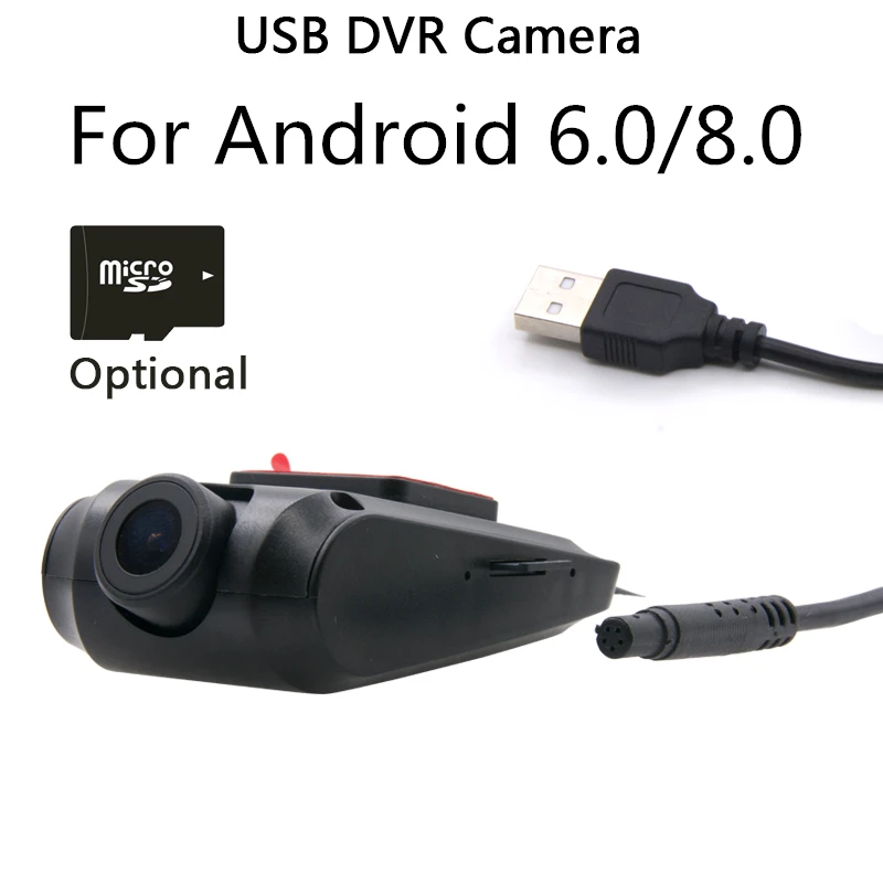 Full HD 1080P USB фронтальная DVR Dash камера вождение автомобиля рекордер для автомобиля dvd-плеер Android 8,0/6,0 gps головное устройство