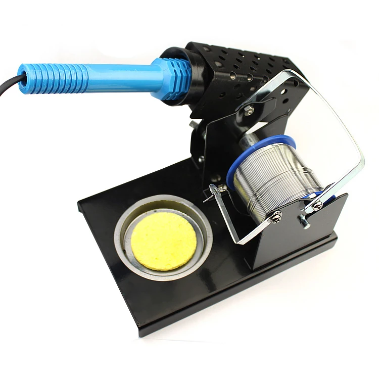 Soldering Solder Iron Stand Holder Station with Caddy Solder Reel and