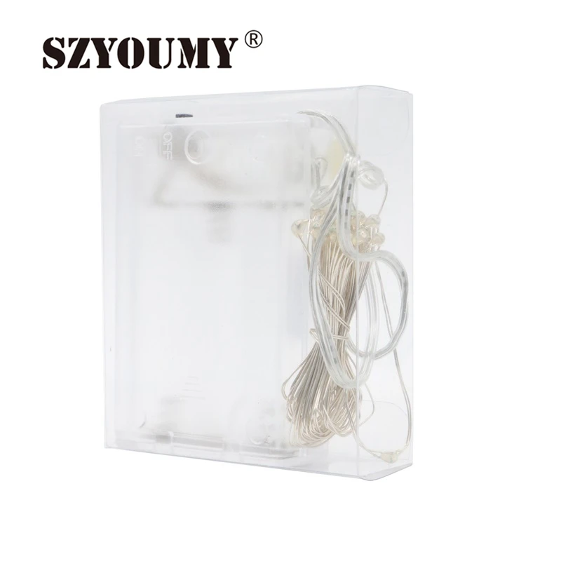 

SZYOUMY With Battery Holder 4.5V 3m 30LED Copper Wire LED String,Starry Lights,For Holiday,Party,Wedding Decoration