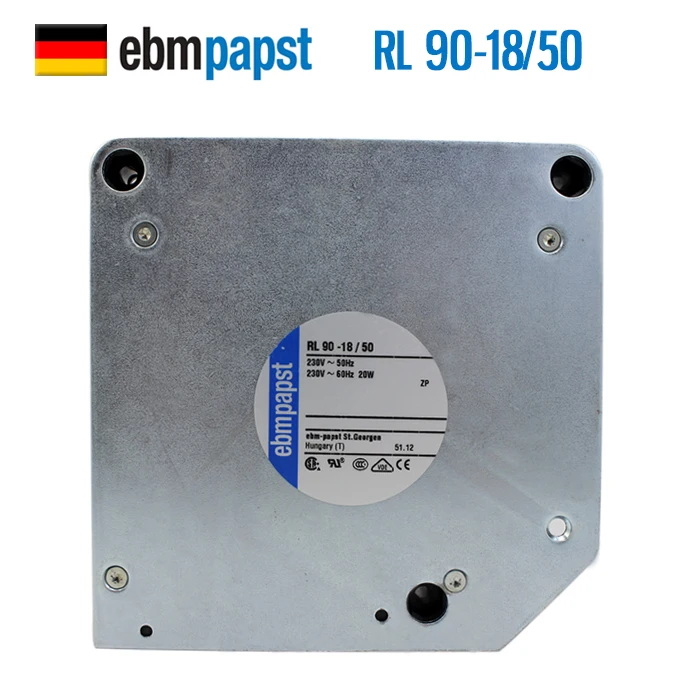 

NEW ebmpapst PAPST RL90-18/50 12137 AC230V 20W turbine turbo Blower cooling fan