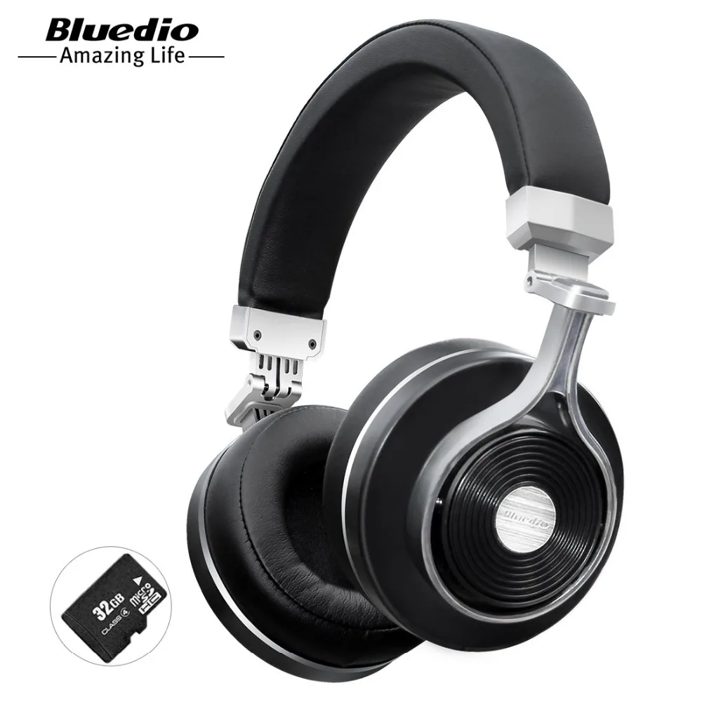 Bluedio T3 Plus wireless Bluetooth font b headphones b font wireless headset with mic micro SD