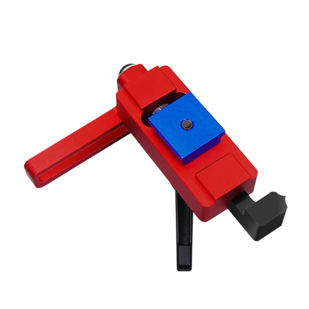 

45 Type Aluminium Alloy Woodworking Chute Dedicated Limiter Miter Track Stop For 45mm T-track Woodworking Tool