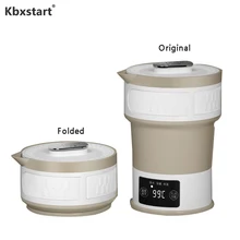 800 Вт Электрический мини смарт-складной сосуд пищевой безопасности сложенный Chaleira путешествия Кемпинг портативный бойлер с чашкой 110-220 В