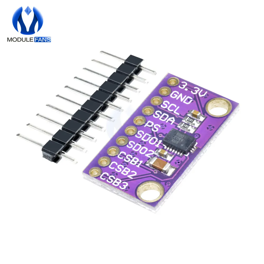 

9DOF BMX055 IMU Precision Integrated 9-Axis Attitude Sensor Board Module For Arduino Replace MPU9250 IIC I2C Diy Electronic