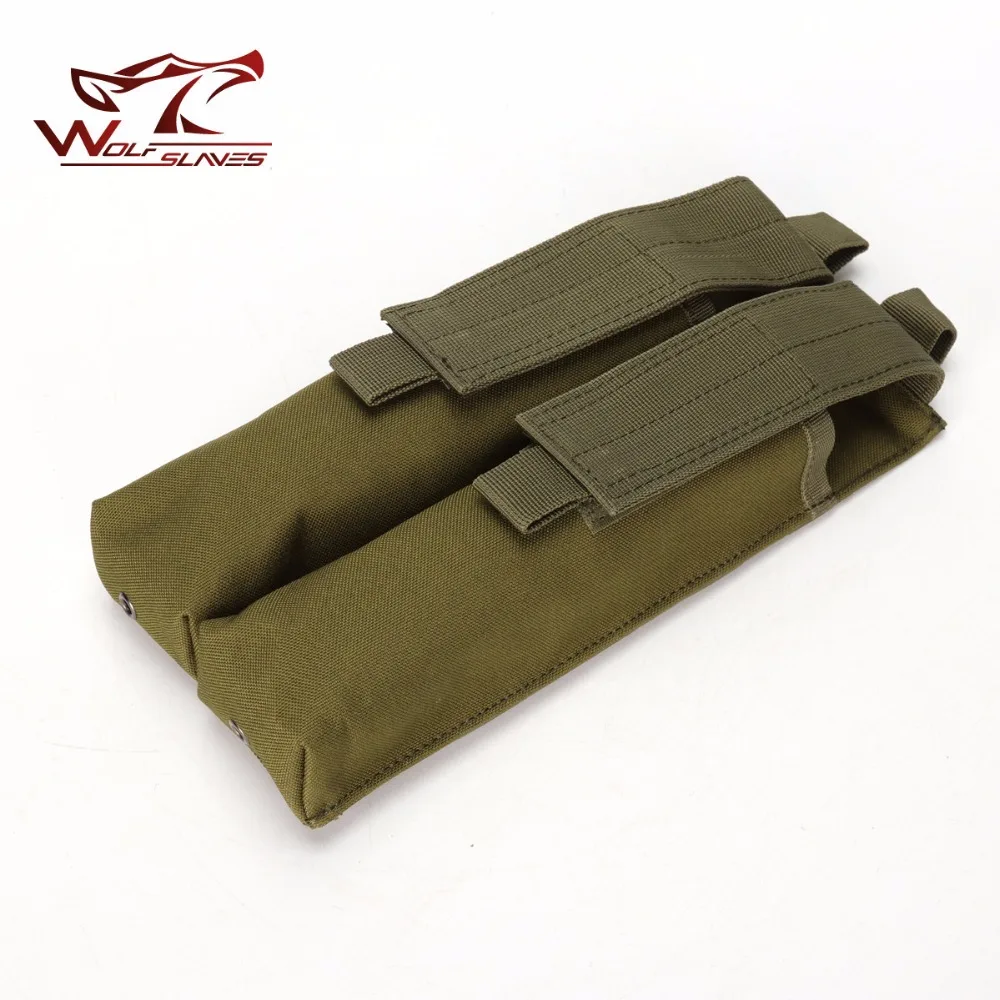 Тактический Двойной подсумок для P90 MOLLE Pouch UMP Mag Bag Airsoft Открытый Камуфляж Военный охотничий аксессуар