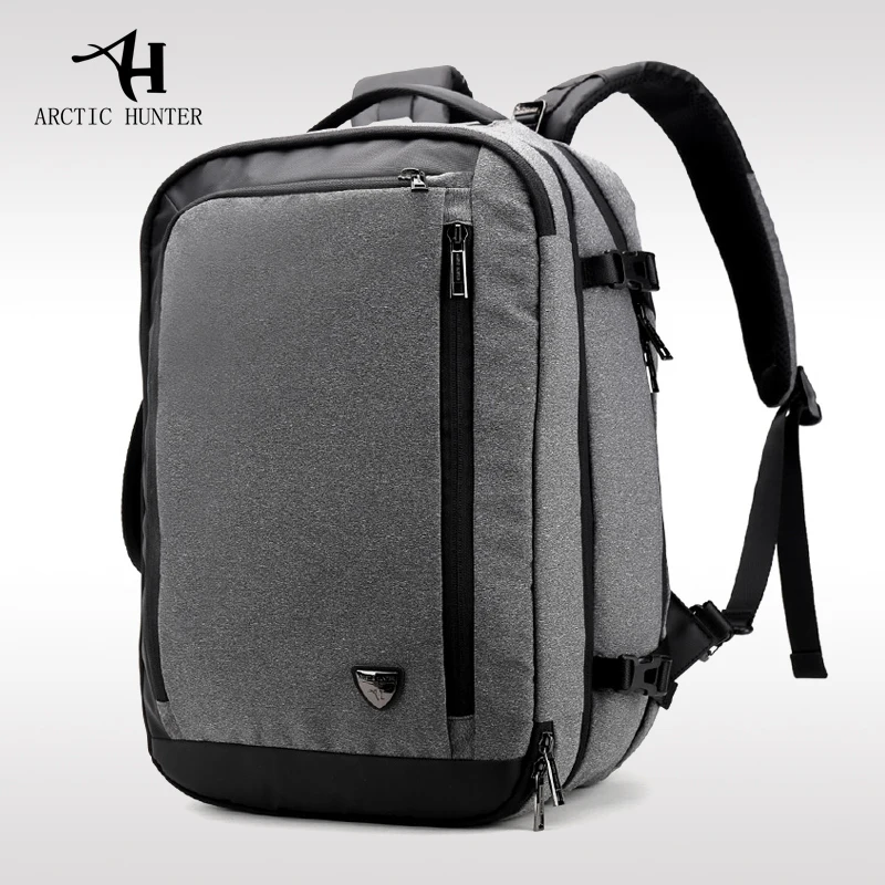 

ARCTIC HUNTER Men's business casual backpack large capacity city travel bag multi-functional disassembly travel backpack male