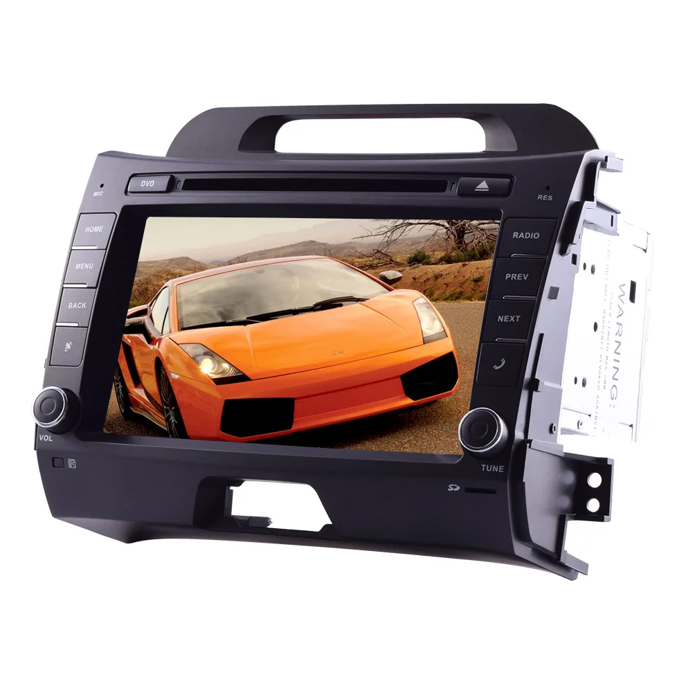 Perfect Car DVD Player Android 4.4 Radio GPS Stereo Tablet In Dash System Head Unit FM APP Navigation Music WiFi PC BT For Kia Sportage 9