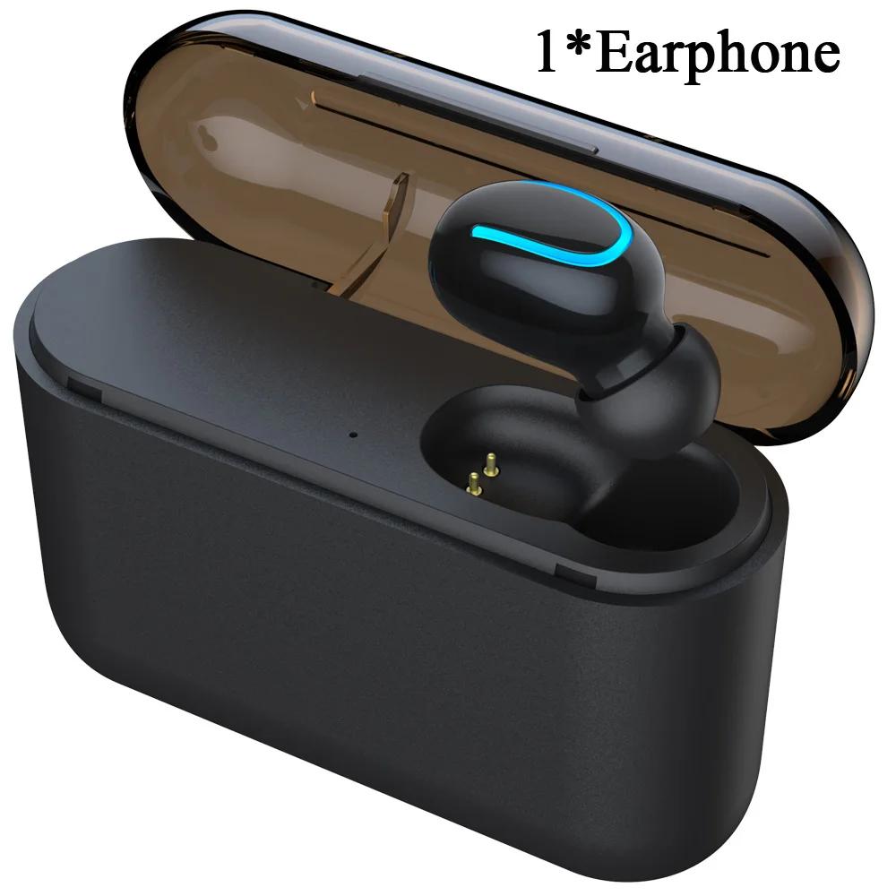 Bluetooth 5,0 наушники Q32 TWS Ture беспроводные наушники спортивные мини-наушники с микрофоном мини-наушники Bluetooth игровая гарнитура PK I12 - Цвет: Single Black