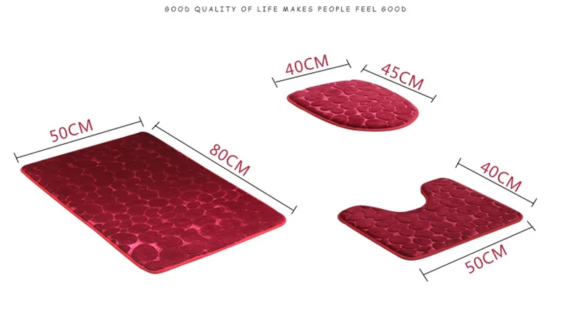 Аксессуары для туалетных ковриков, 2 шт., 3 шт., набор ковриков для ванной, индийские украшения, 50*80 см, напольные коврики для домашнего декора, ковровое одеяло для ванной