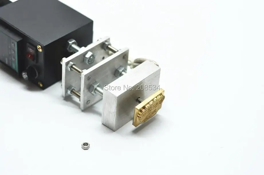 220v 8*10 Hand Operate Leather Printer Creasing Branding Machine Hot Foil Stamping Marking Embossing