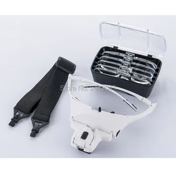 

1.0X 1.5X 2.0X 2.5X 3.5X 5 Lens Adjustable Multi-function Magnifying Glass For Eyebrow Lips Permanent Makeup Tattoo Accessories