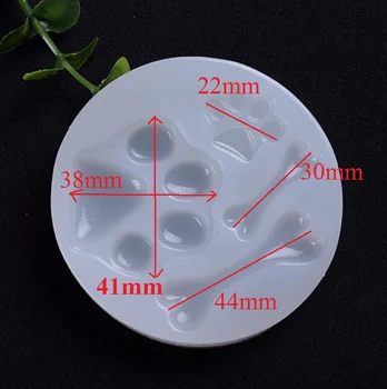 

XCDIY bear claw print bog bone Silicone Mould Making for Epoxy Resin Jewelry Mould Craft Moulds Tools