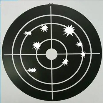

Splatter Shooting Targets 4*4'' with A Brightly-colored Ring, Let You Easy to See Whether Hit the Target ,Pack of 50