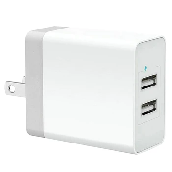 

Tracel Charger 5V/4.8A Usb Charger 2 Ports Wall Charging Power Port Adapter Mobile Phone Charger For Iphone Ipad Laptop(Us Plu