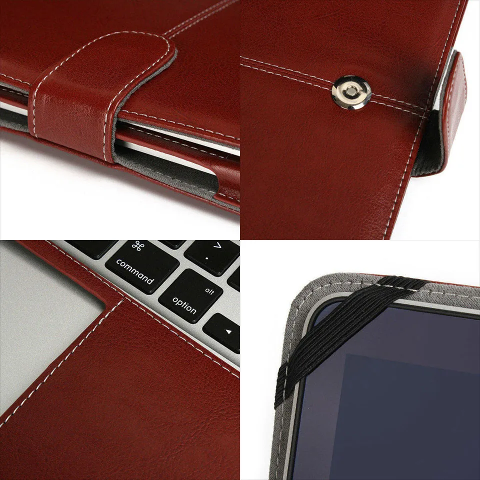 ZVRUA PU кожаный чехол для ноутбука сумка Apple Macbook Pro Air Retina 11 12 13 15 16 дюймов Сенсорная