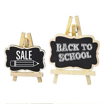 

6pcs/Set Mini Chalkboard Place Cards Hanging Blackboard Double Sided Chalkboard Wedding Party Table Number Place Tag