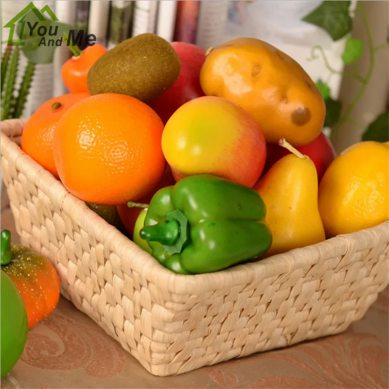 

Vivid Artificial Fruit Vegetable For Festival Decoration Cognitive Toys Dining Table Kitchen Decoration