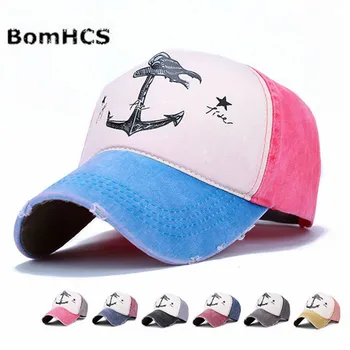 

BomHCS New Summer Women's Cotton Sun Hat Pirate Ship Anchor Fashion Baseball Cap AM17221MZ3