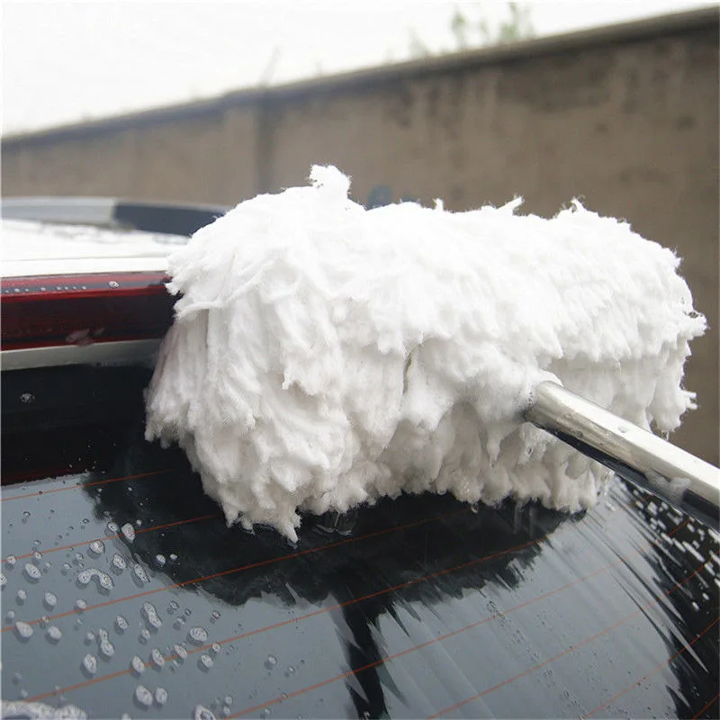 New Arrivals Car Adjustable Telescoping Cleaning Dust Brush Wiping Soft Milk Silk Mop Wash Brush Dusting Tool