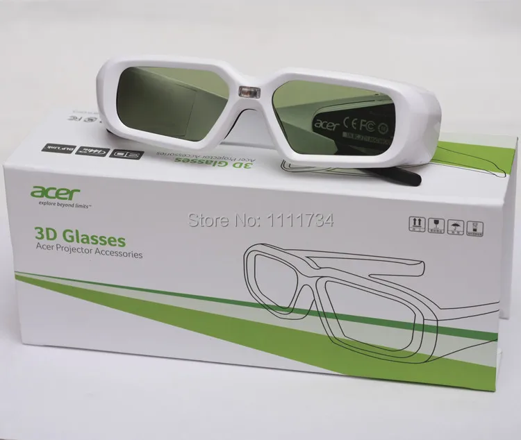 Оригинальные 3D очки E3W Acer 6510 / 342 DLP-link стереоскопические 3d-очки с затвором для |